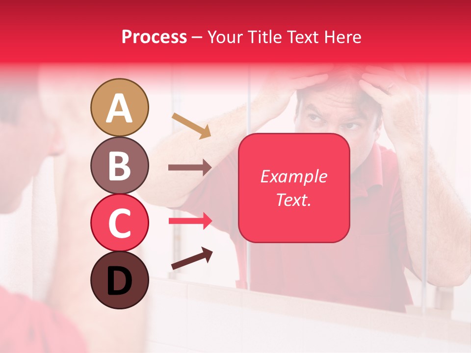 Follicle Vanity Person PowerPoint Template