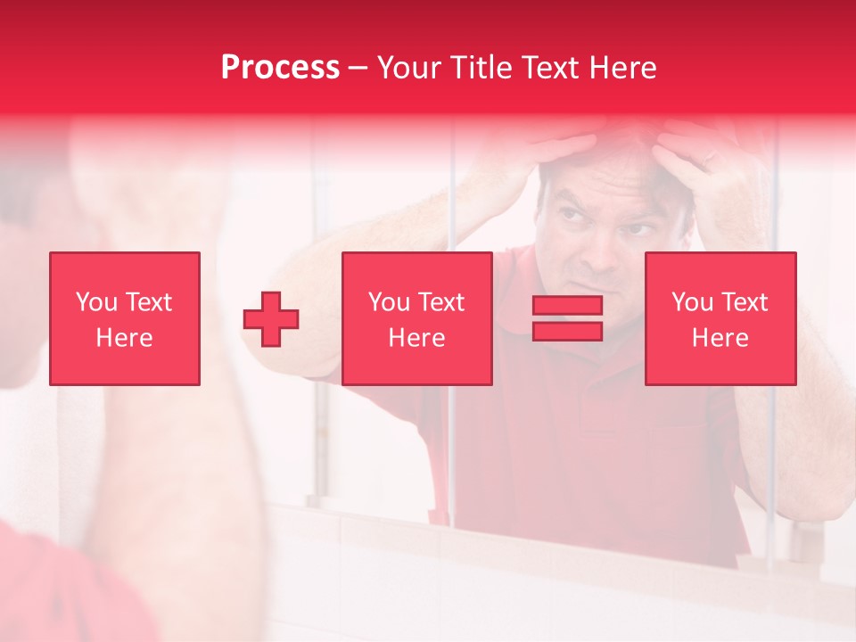 Follicle Vanity Person PowerPoint Template