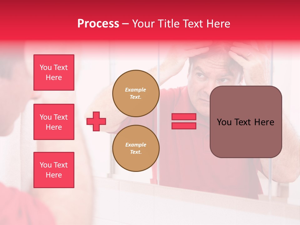 Follicle Vanity Person PowerPoint Template