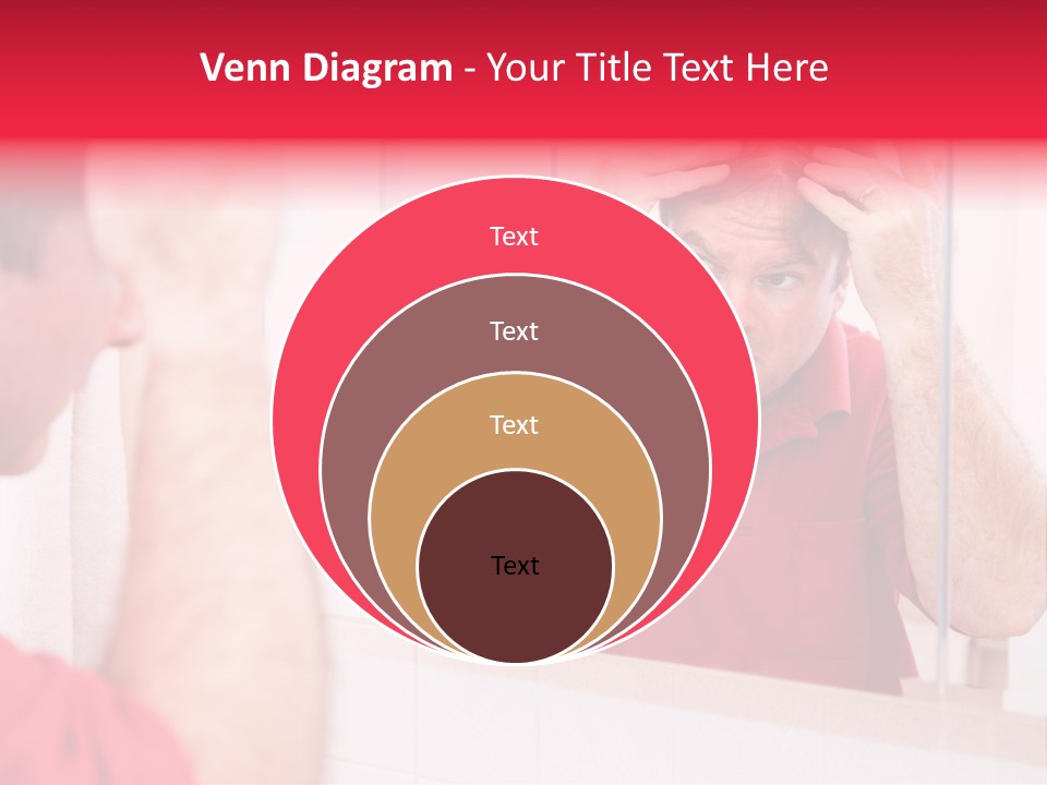 Follicle Vanity Person PowerPoint Template