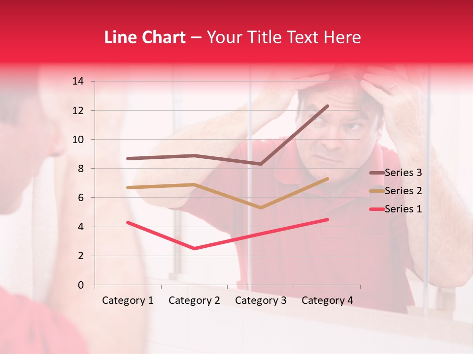 Follicle Vanity Person PowerPoint Template