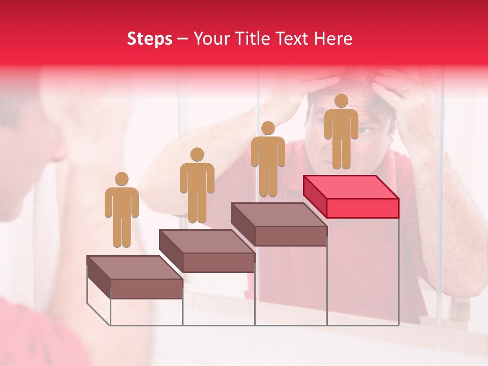 Follicle Vanity Person PowerPoint Template