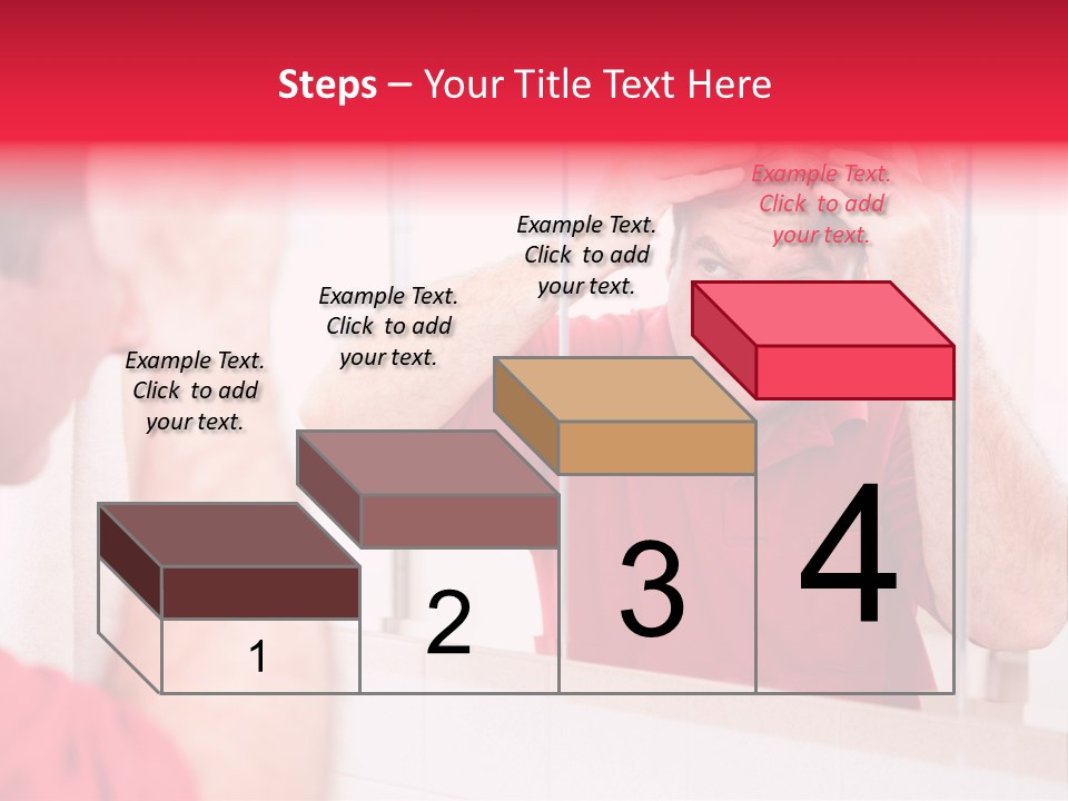 Follicle Vanity Person PowerPoint Template