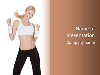 Energetic Lifestyle Teacher PowerPoint Template