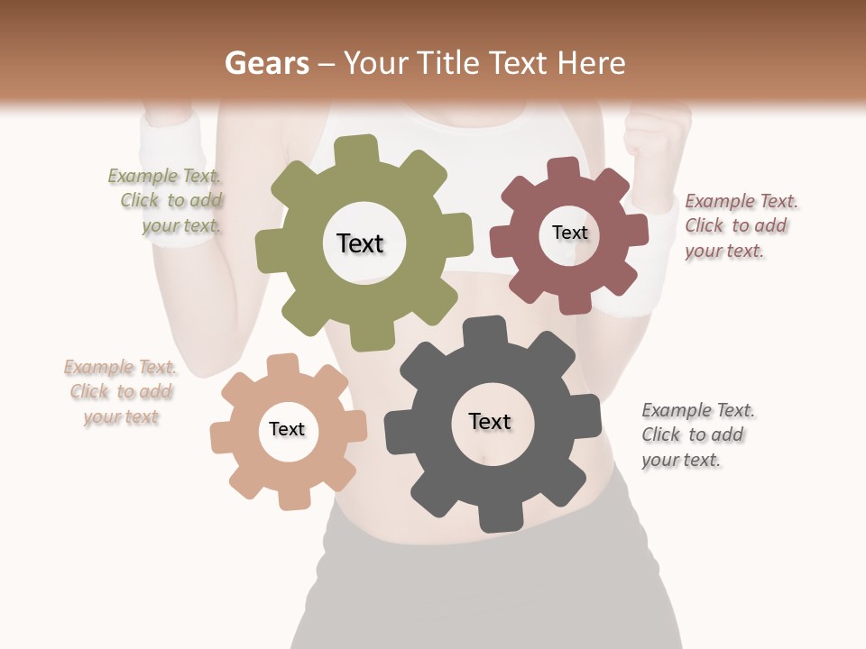 Energetic Lifestyle Teacher PowerPoint Template