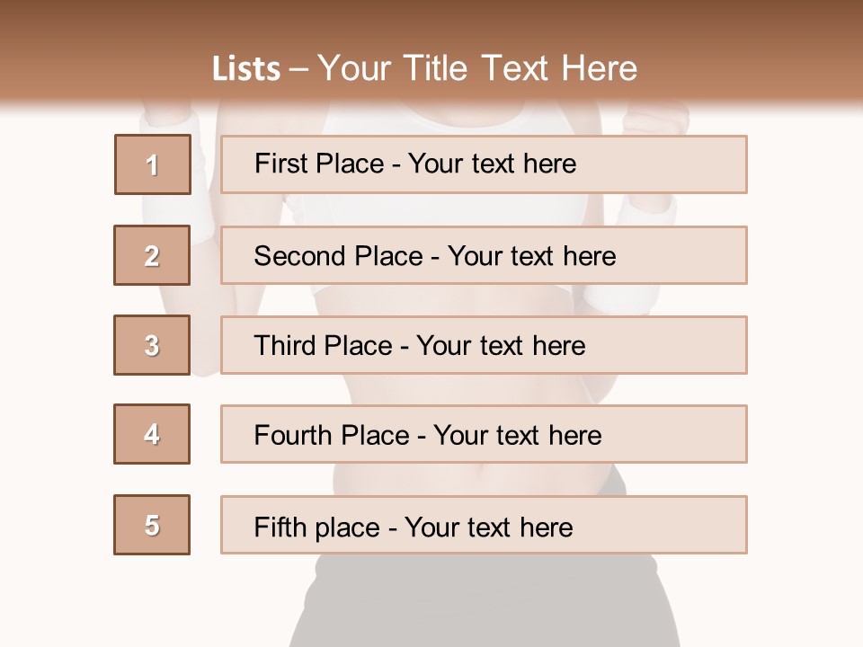 Energetic Lifestyle Teacher PowerPoint Template