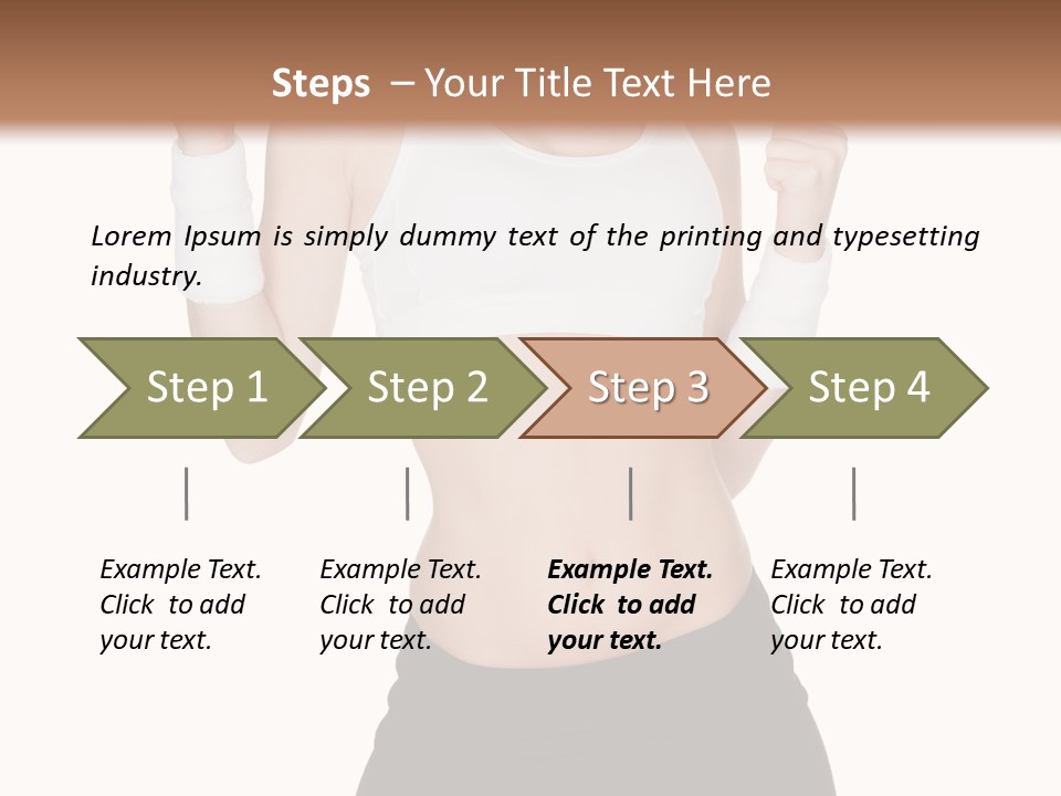 Energetic Lifestyle Teacher PowerPoint Template