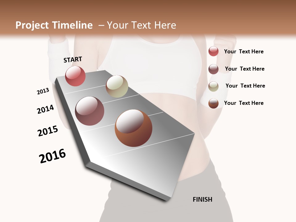 Energetic Lifestyle Teacher PowerPoint Template