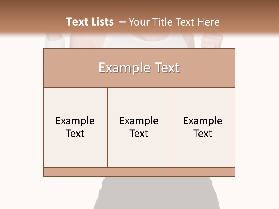 Energetic Lifestyle Teacher PowerPoint Template