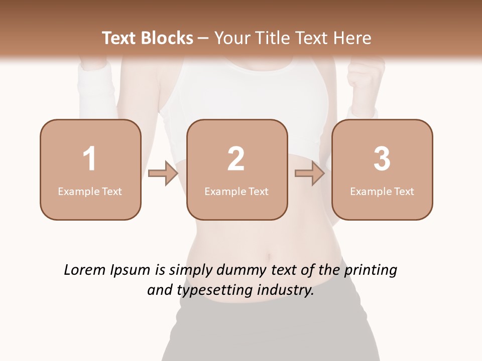 Energetic Lifestyle Teacher PowerPoint Template