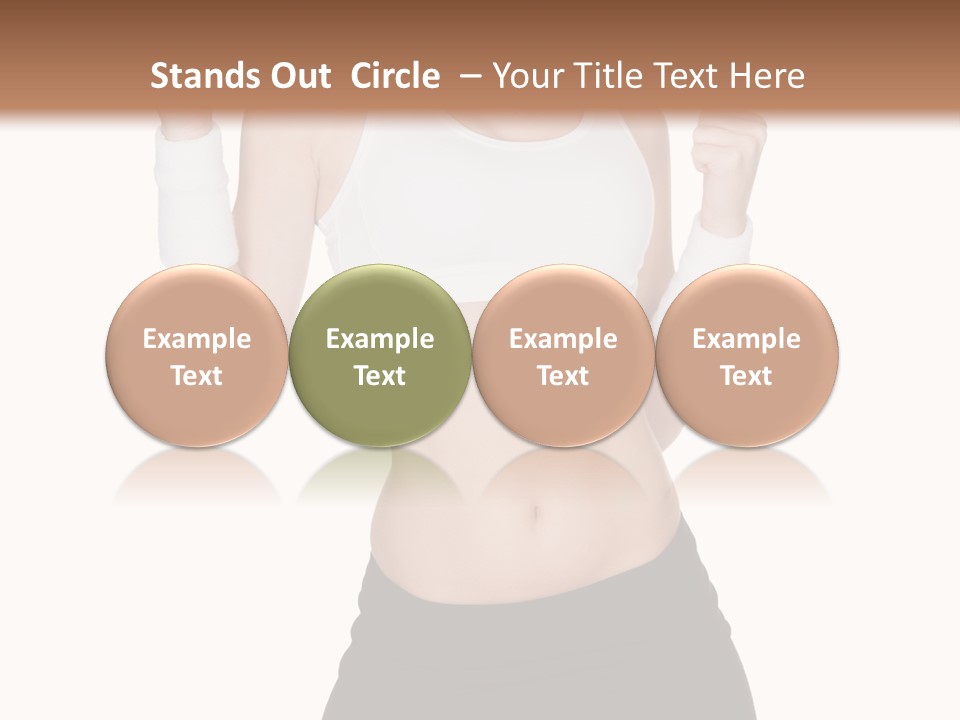 Energetic Lifestyle Teacher PowerPoint Template