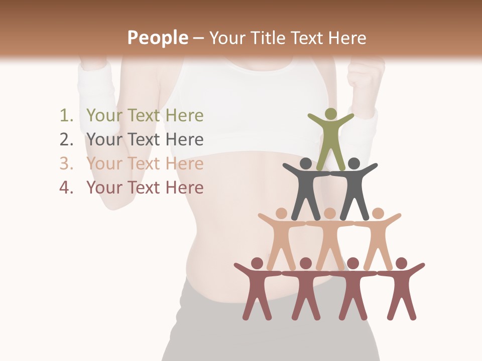 Energetic Lifestyle Teacher PowerPoint Template