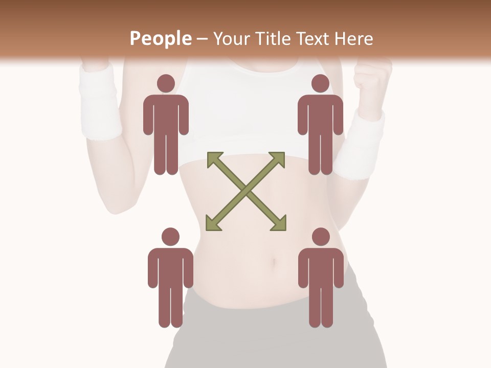 Energetic Lifestyle Teacher PowerPoint Template