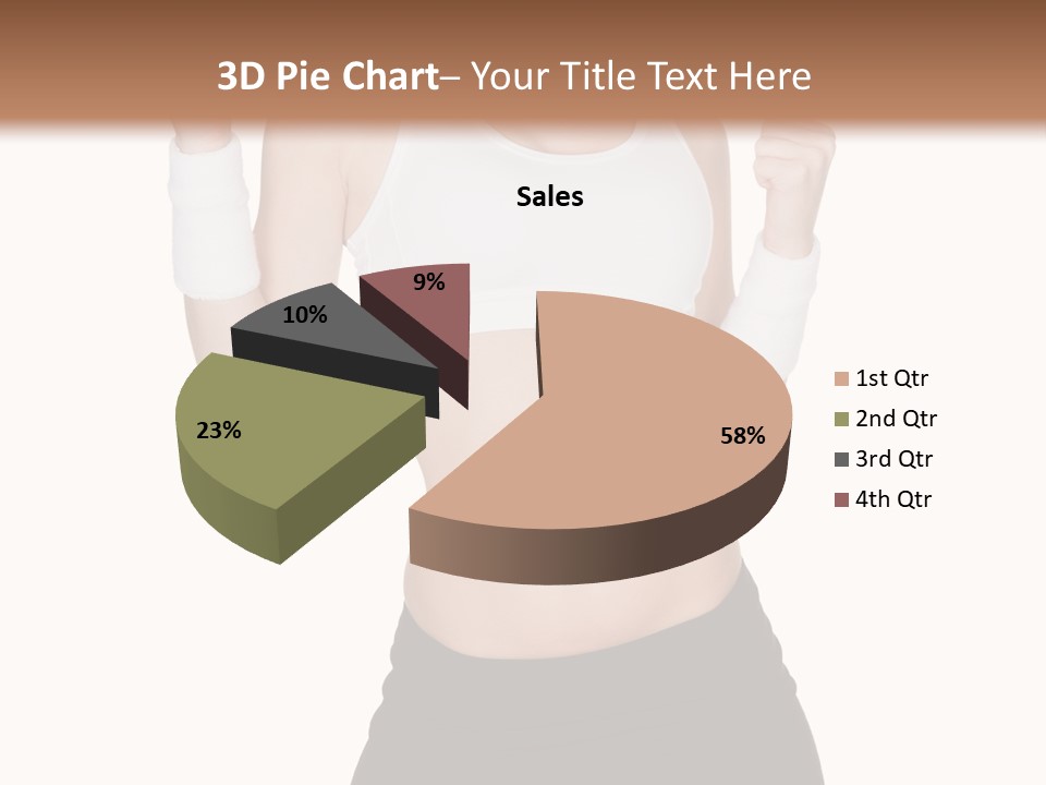 Energetic Lifestyle Teacher PowerPoint Template