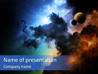 Shimmer Purple Plasma PowerPoint Template