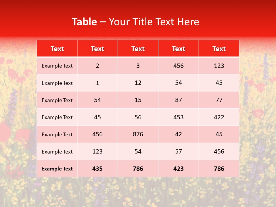 Hills Agriculture Illustration PowerPoint Template