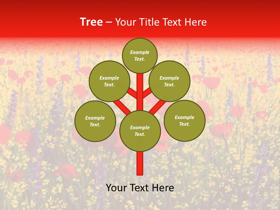 Hills Agriculture Illustration PowerPoint Template