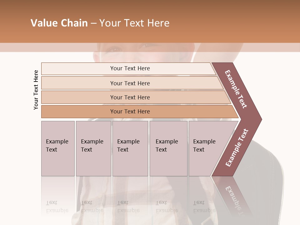 Kindergartener Schoolboy Caucasian PowerPoint Template