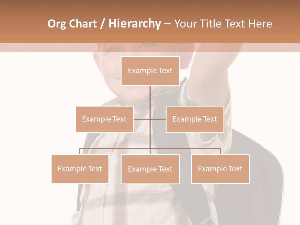 Kindergartener Schoolboy Caucasian PowerPoint Template