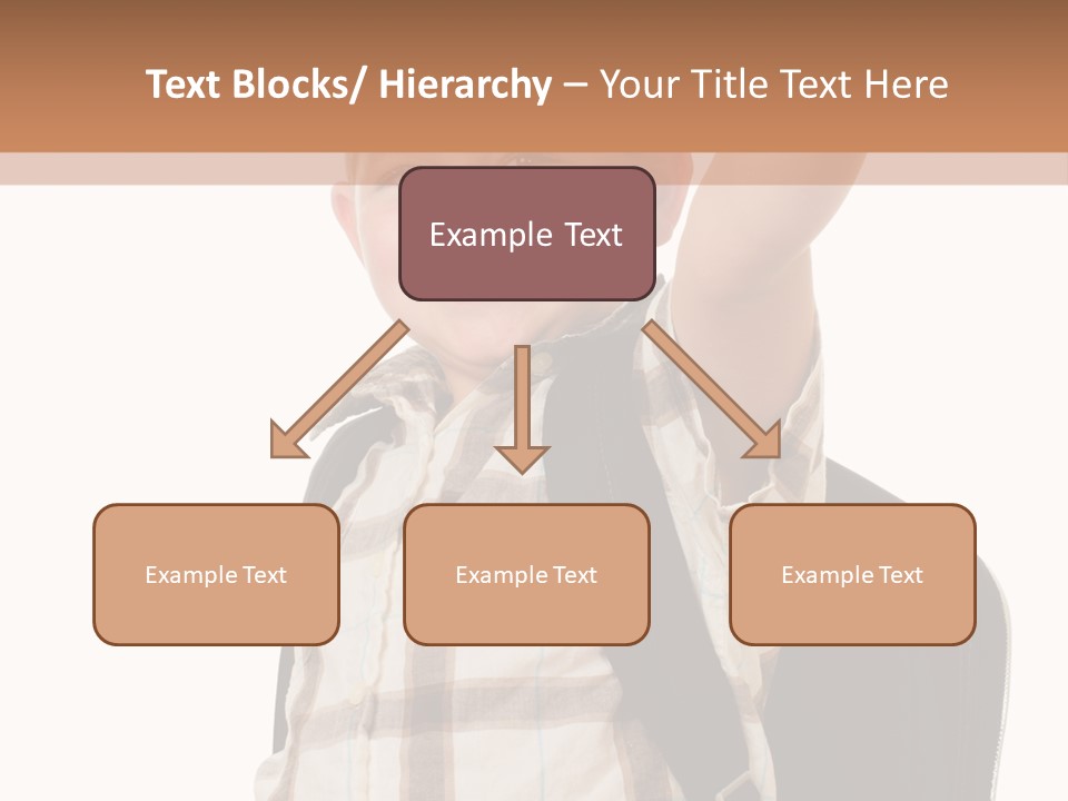 Kindergartener Schoolboy Caucasian PowerPoint Template