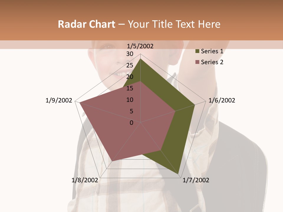 Kindergartener Schoolboy Caucasian PowerPoint Template