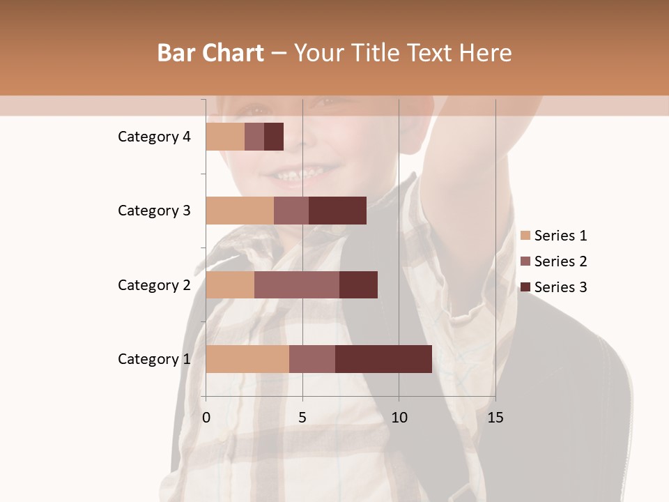 Kindergartener Schoolboy Caucasian PowerPoint Template