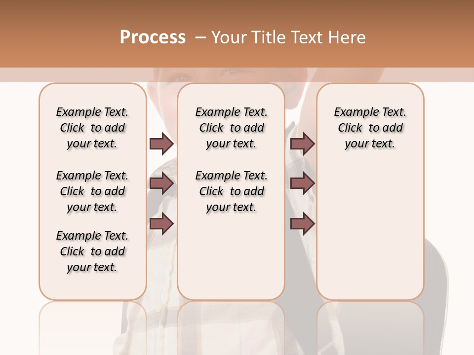 Kindergartener Schoolboy Caucasian PowerPoint Template