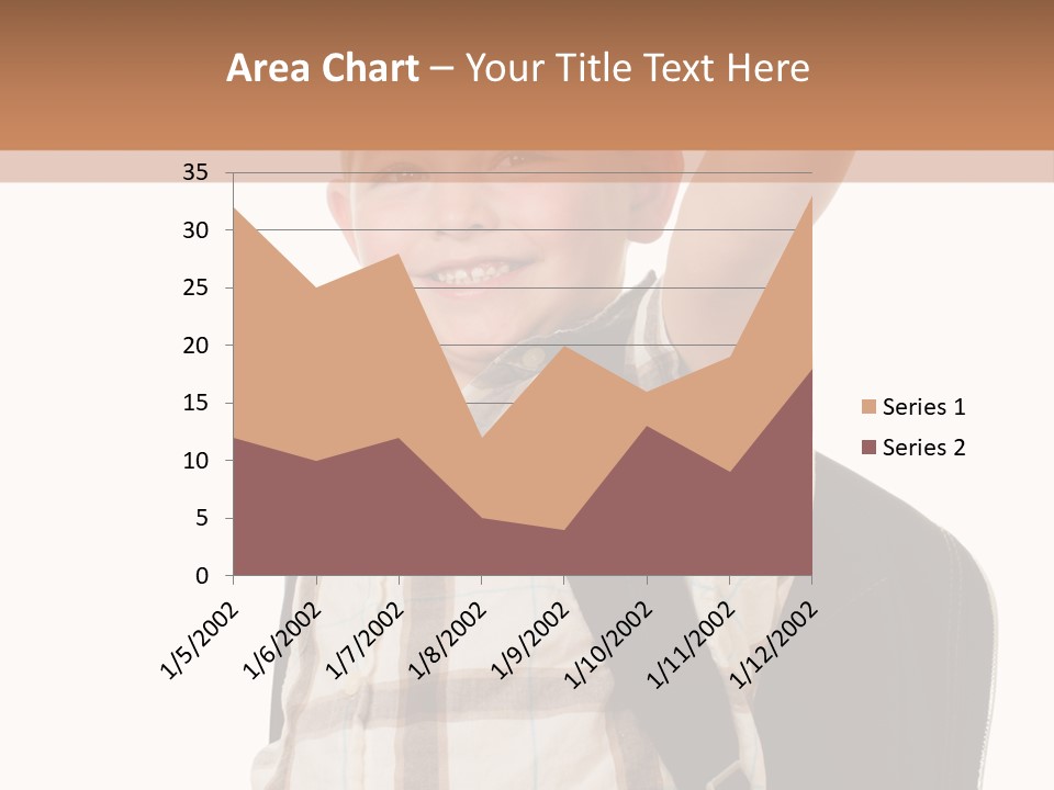 Kindergartener Schoolboy Caucasian PowerPoint Template