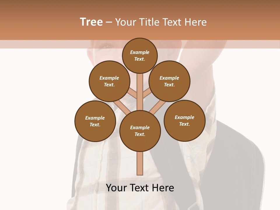 Kindergartener Schoolboy Caucasian PowerPoint Template