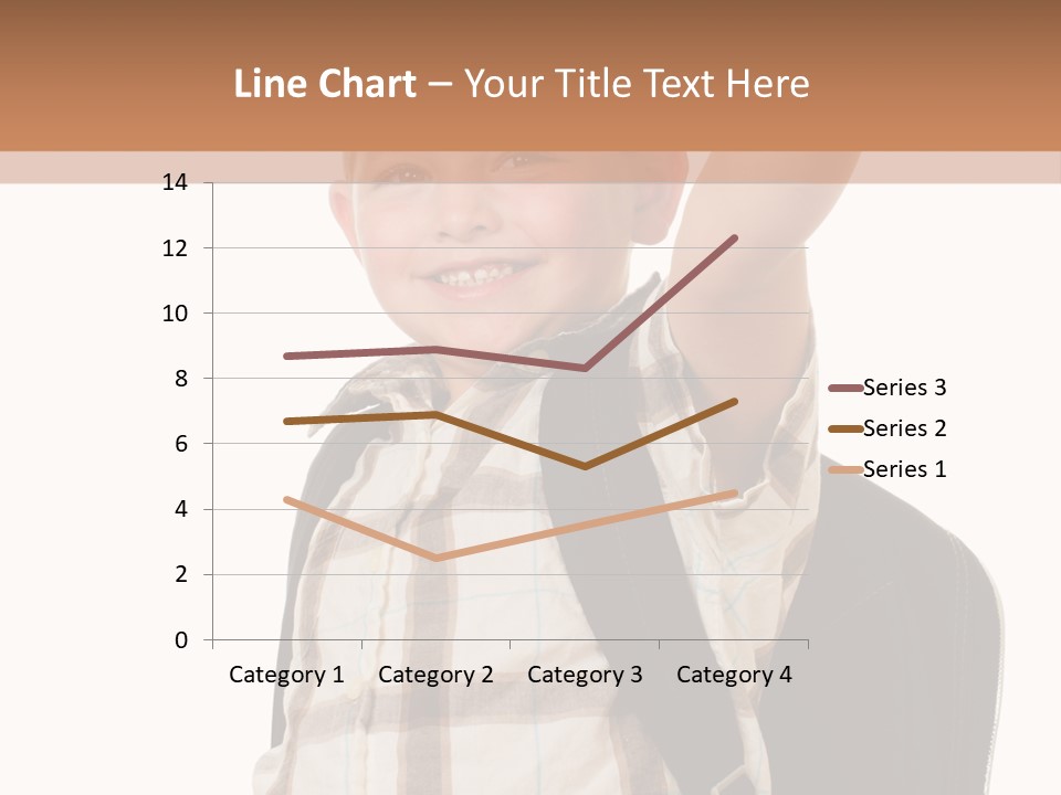 Kindergartener Schoolboy Caucasian PowerPoint Template