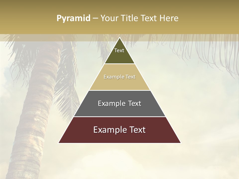 Tree Surf Coconut PowerPoint Template