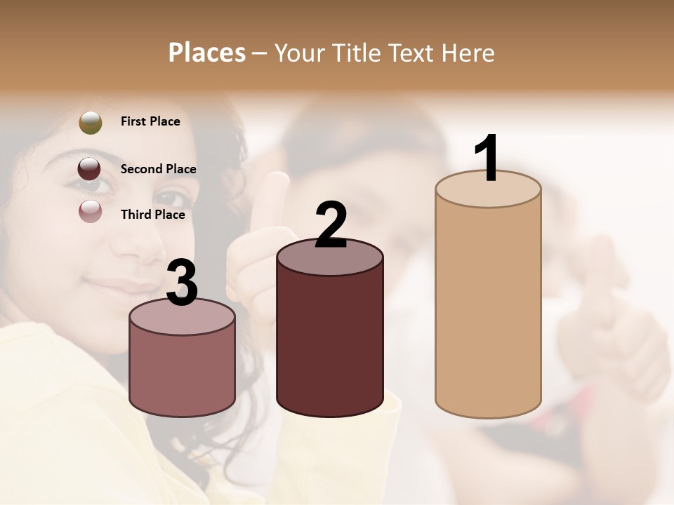 Smart Smile Caucasian PowerPoint Template