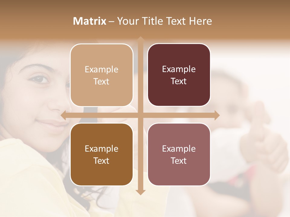 Smart Smile Caucasian PowerPoint Template