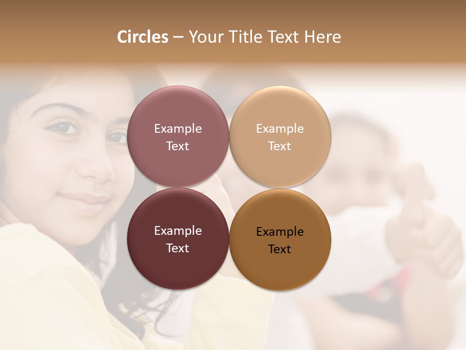 Smart Smile Caucasian PowerPoint Template