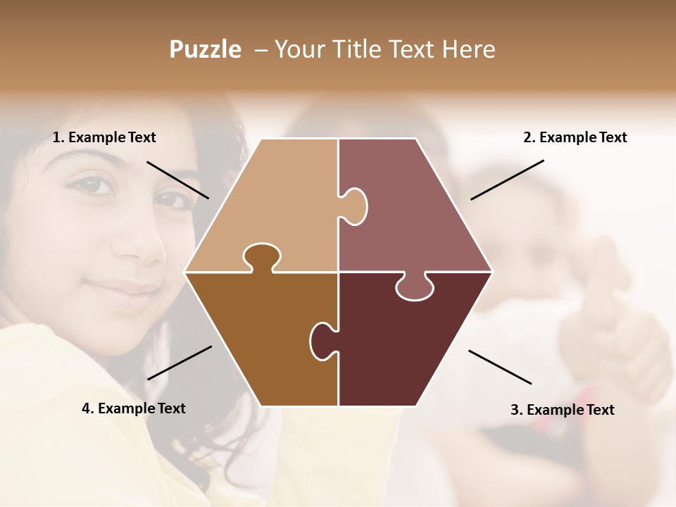 Smart Smile Caucasian PowerPoint Template