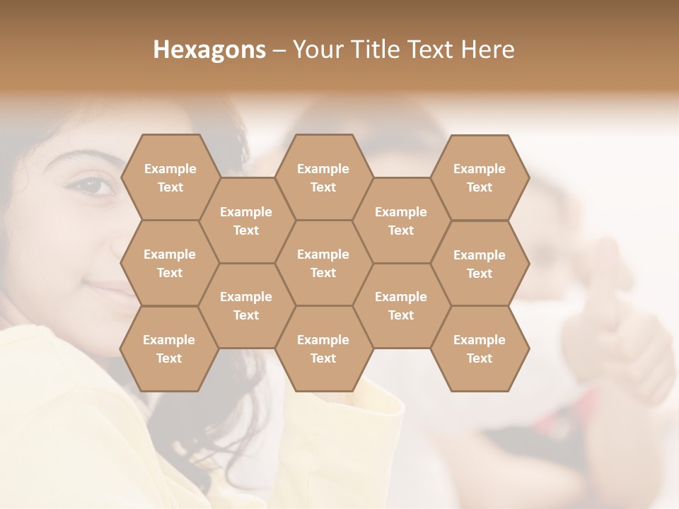 Smart Smile Caucasian PowerPoint Template