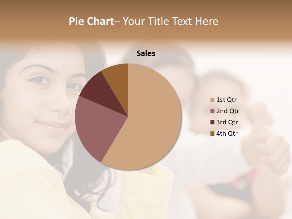 Smart Smile Caucasian PowerPoint Template