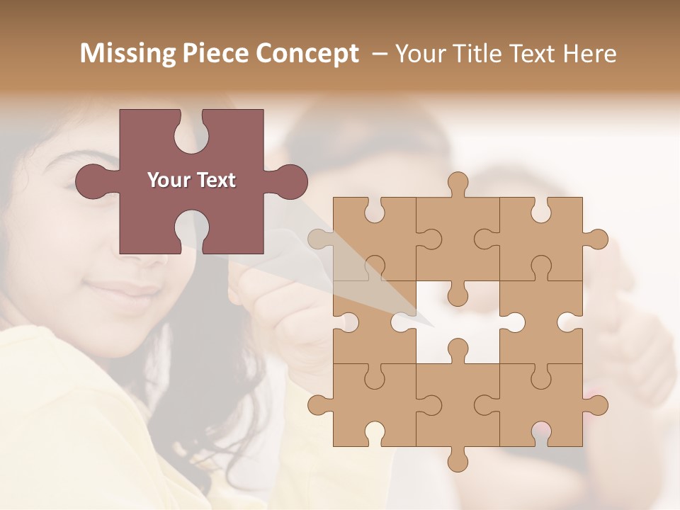 Smart Smile Caucasian PowerPoint Template