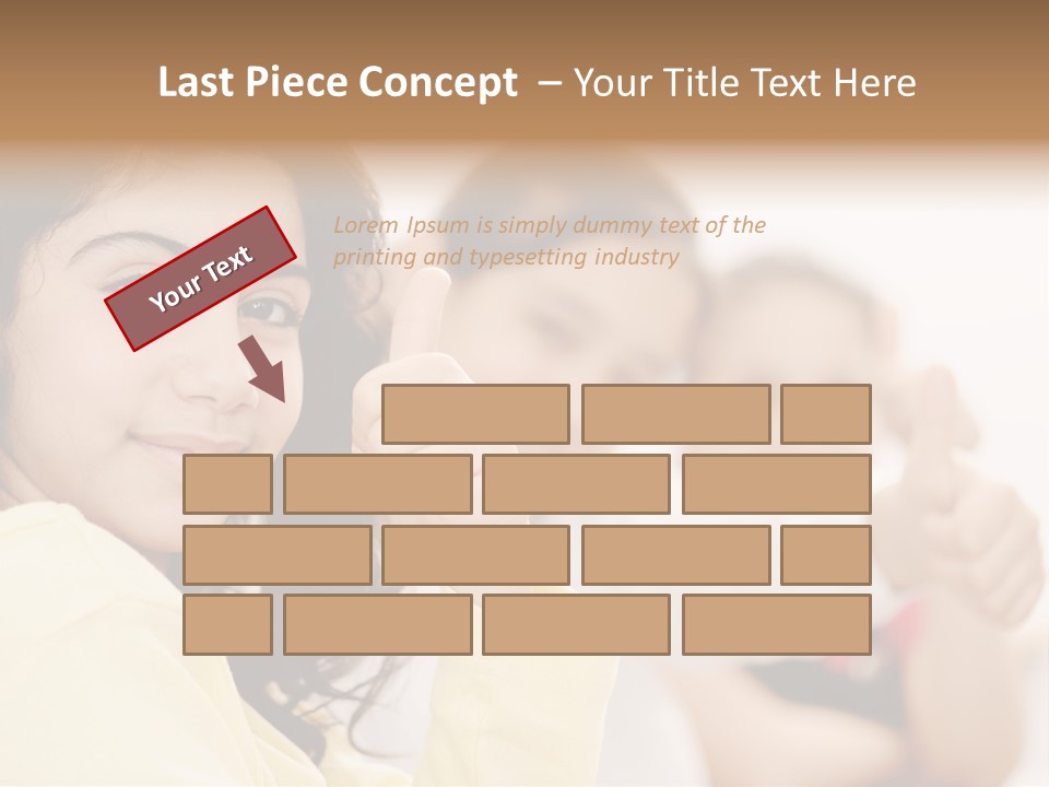 Smart Smile Caucasian PowerPoint Template