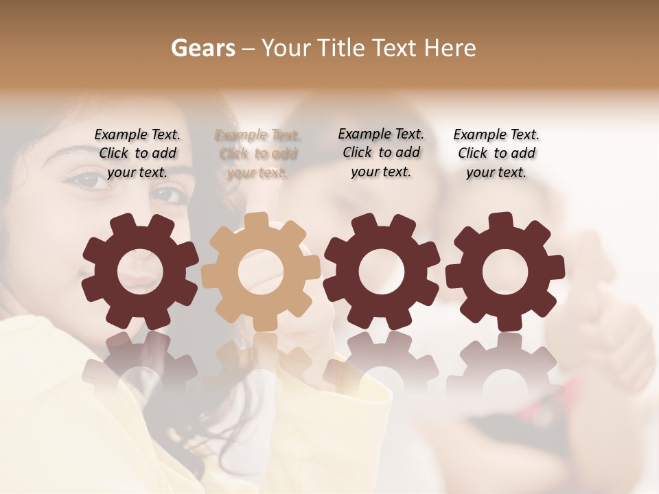 Smart Smile Caucasian PowerPoint Template