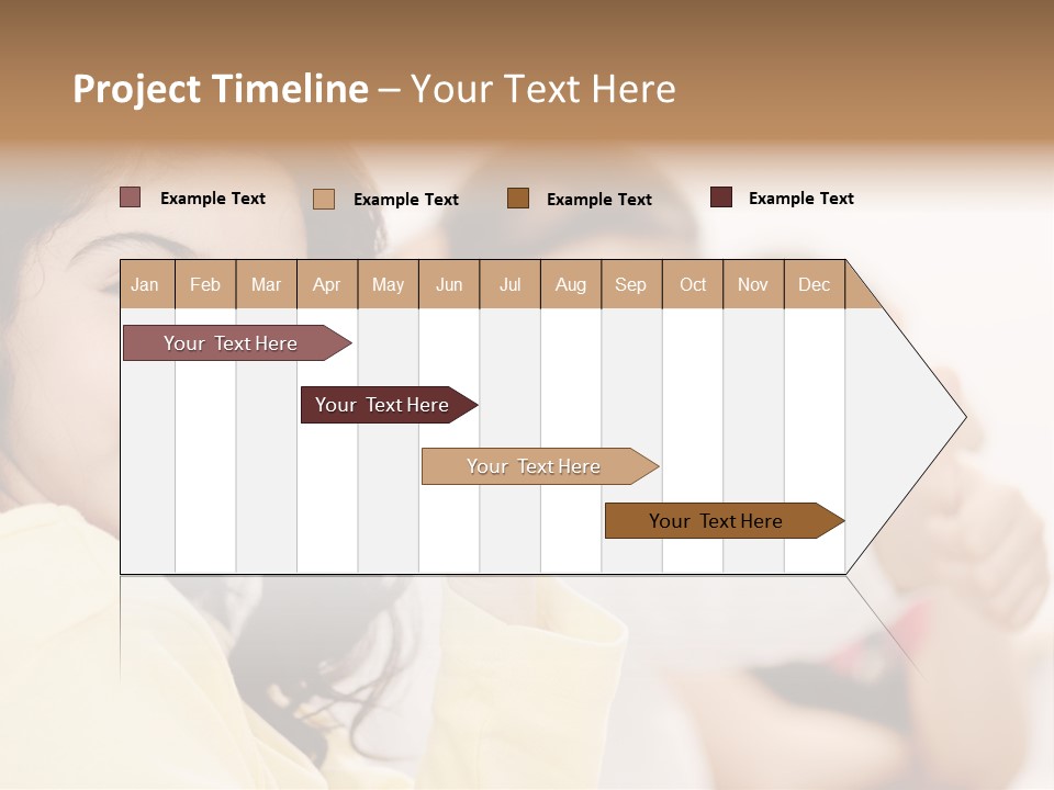 Smart Smile Caucasian PowerPoint Template