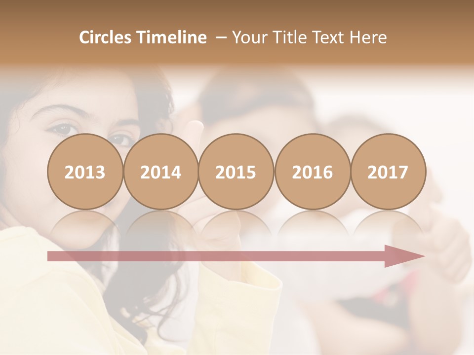 Smart Smile Caucasian PowerPoint Template