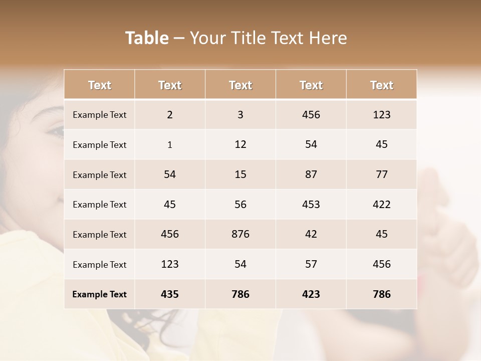 Smart Smile Caucasian PowerPoint Template