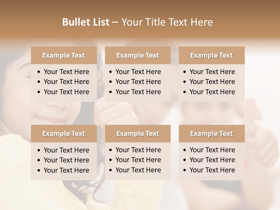 Smart Smile Caucasian PowerPoint Template
