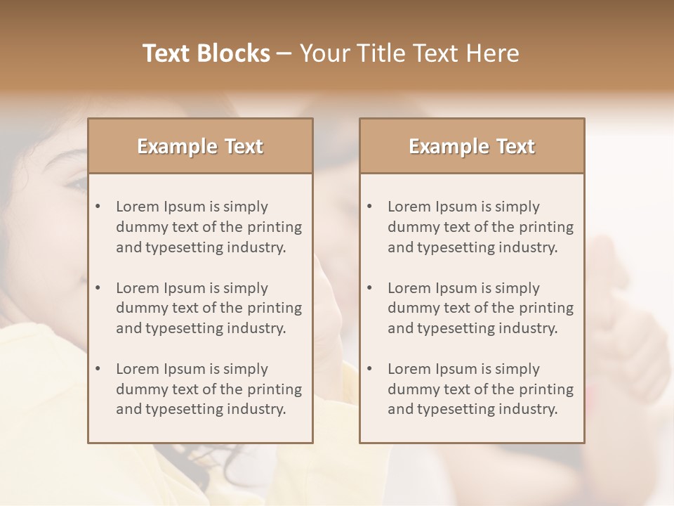 Smart Smile Caucasian PowerPoint Template