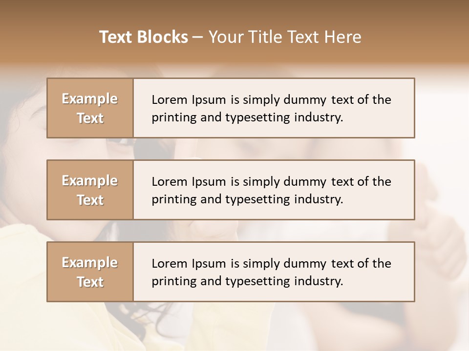 Smart Smile Caucasian PowerPoint Template