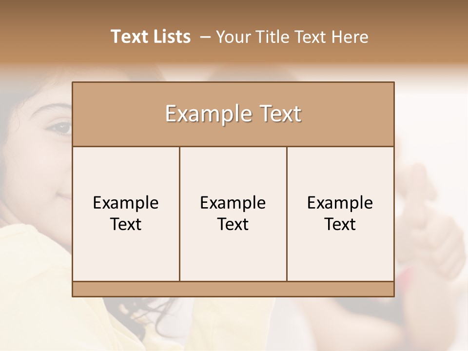 Smart Smile Caucasian PowerPoint Template