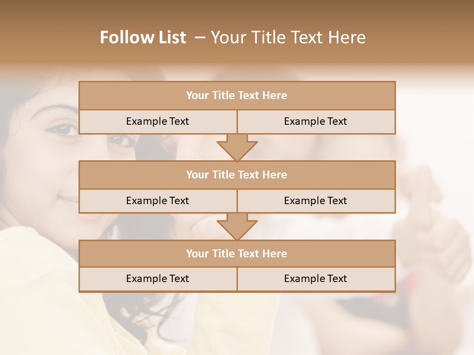 Smart Smile Caucasian PowerPoint Template