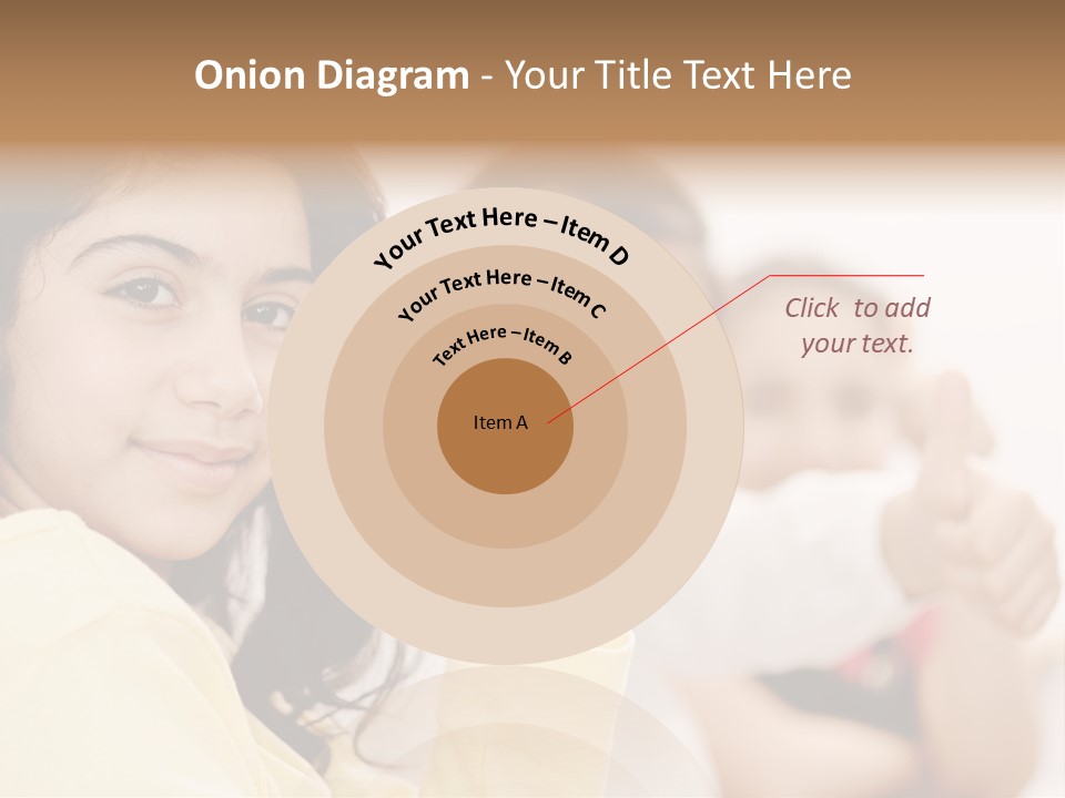 Smart Smile Caucasian PowerPoint Template