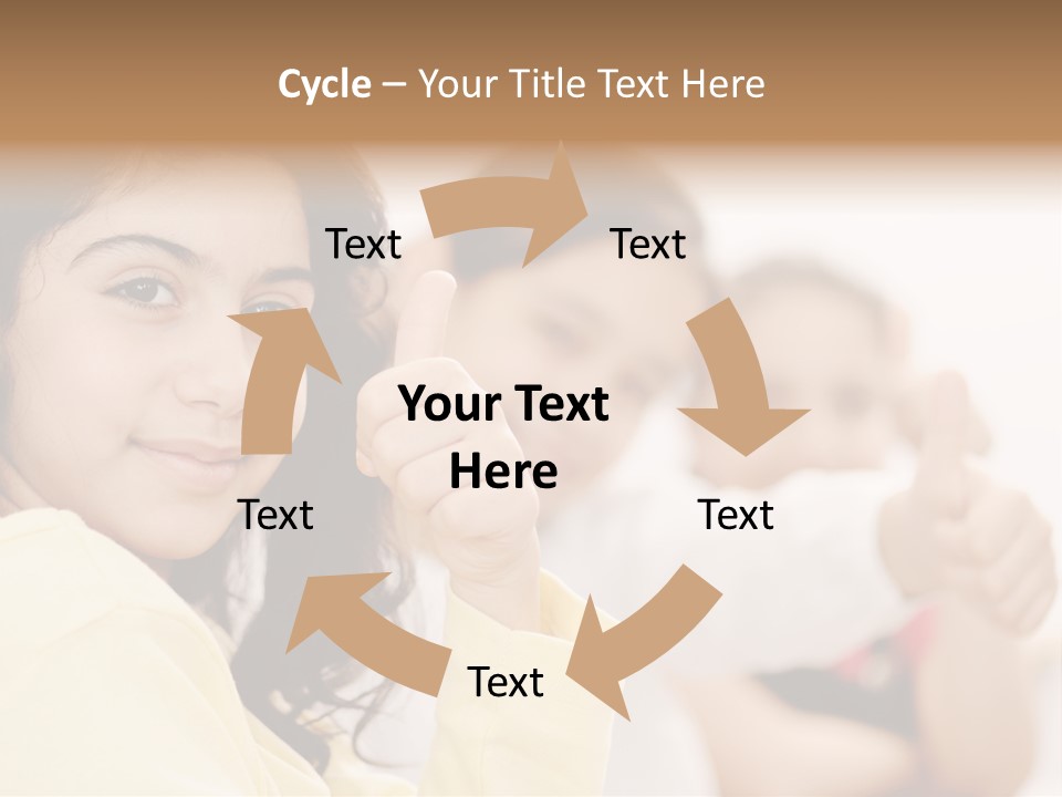 Smart Smile Caucasian PowerPoint Template